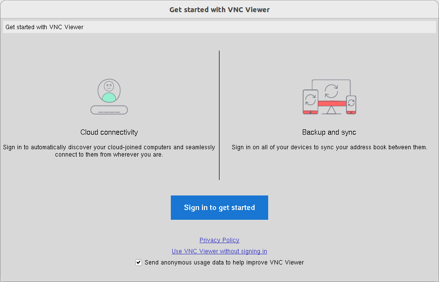 How to install VNC Viewer Ubuntu sign in