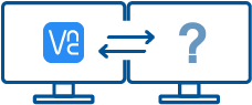 VNC Viewer or VNC Server + 3rd Party Client
