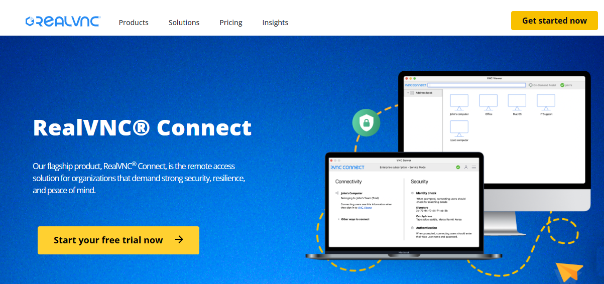 RealVNC is a competitive alternative to AnyDesk.