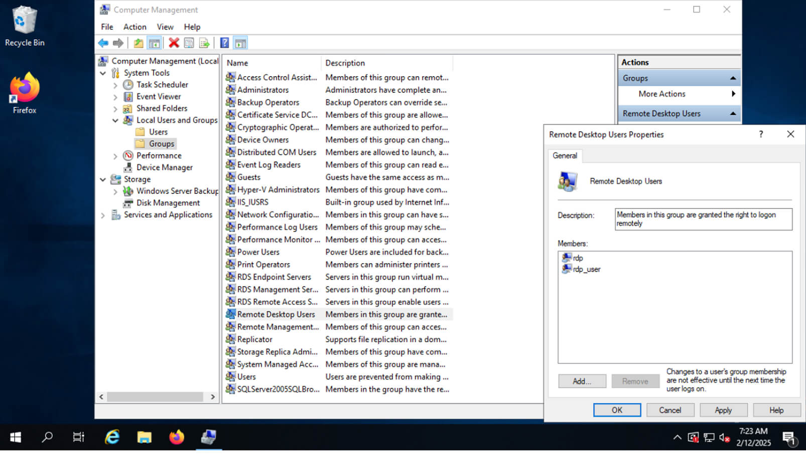 Insufficient User Permissions