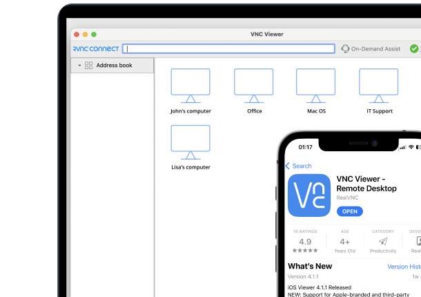 RealVNC Connect Version 8: Redesigned Interface, Unified Application ...