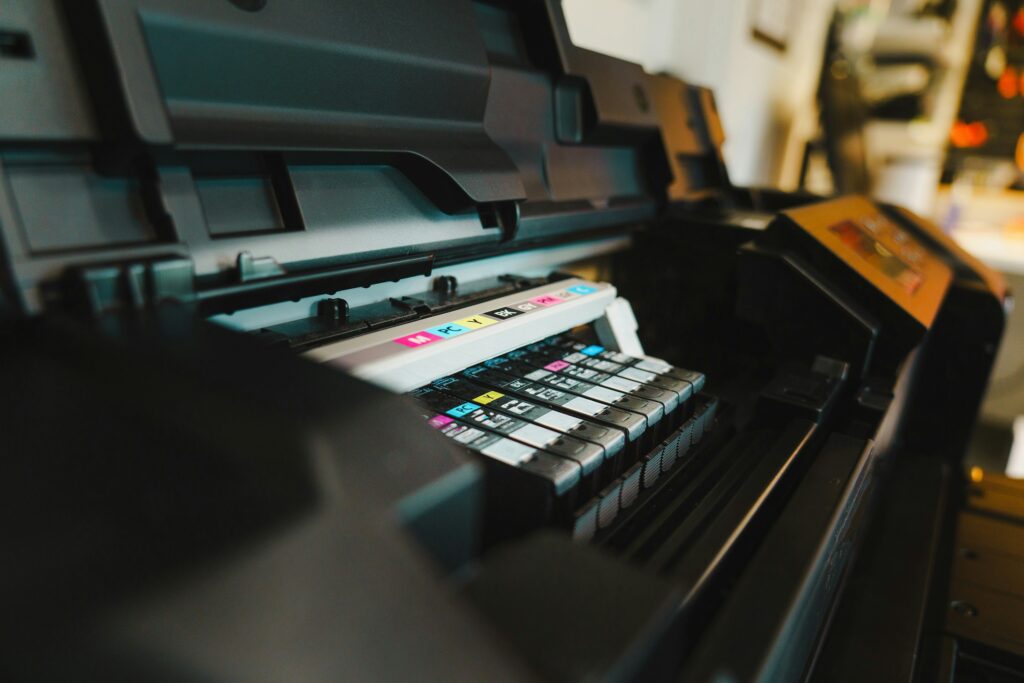 inside of a printer