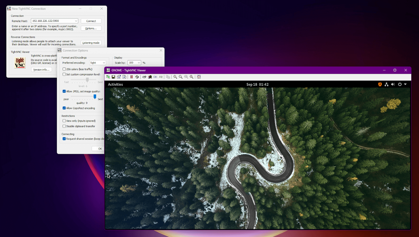 TightVNC and Debian remote desktop