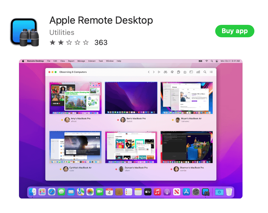 apple remote desktop