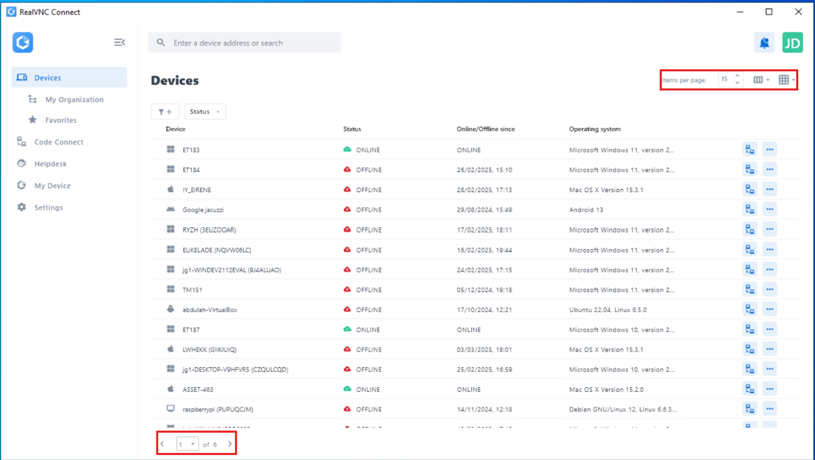 main features