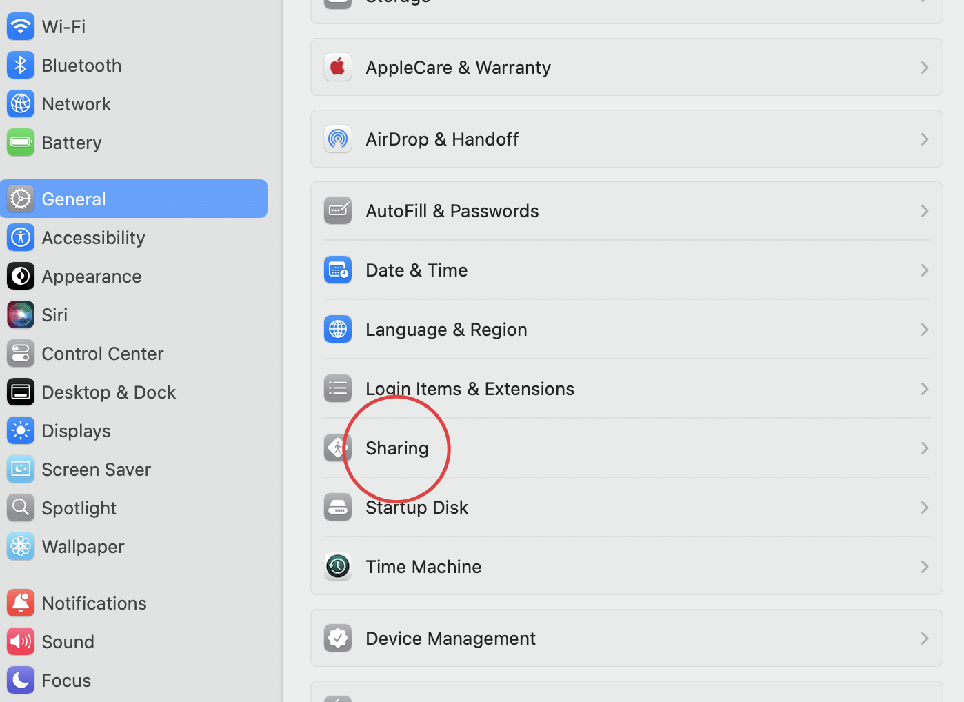 screen share tutorial settings