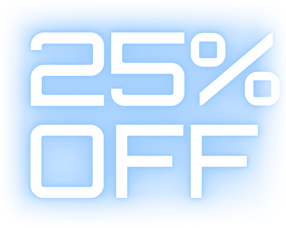 25% off