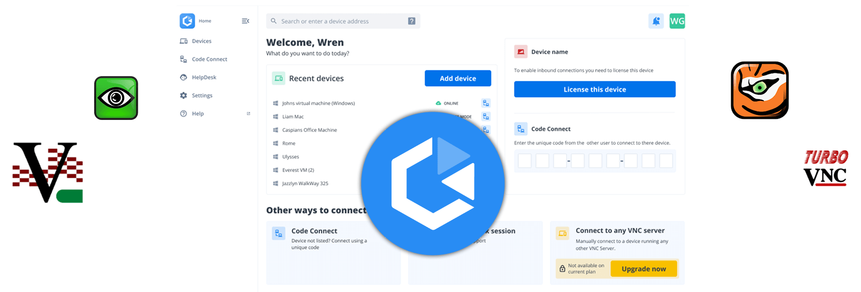 VNC Viewer comparison screenshot