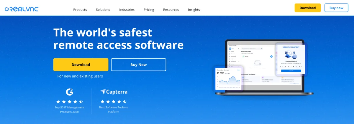 RealVNC homepage: The world's safest remote access software
