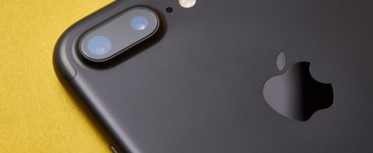 Back of an iPhone